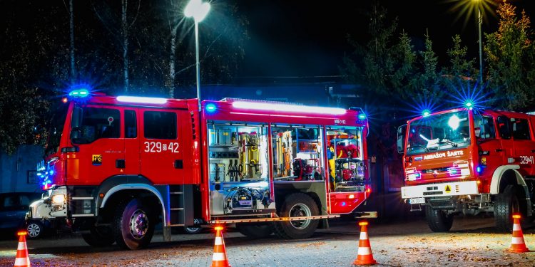 Pożar na KSM. Nie żyje 82-letni mężczyzna