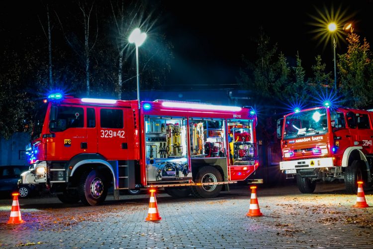 Pożar na KSM. Nie żyje 82-letni mężczyzna