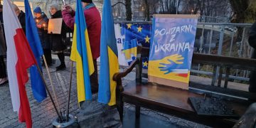  Pikieta „Solidarni z Ukrainą” w Kielcach
