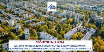 Spółdzielnia KSM ogłasza przetarg nieograniczony