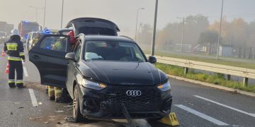 Zderzenie trzech pojazdów na ulicy Ściegiennego. 9 – letnia dziewczynka trafiła do szpitala