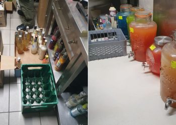 Nielegalny alkohol w jednym z lokali gastronomicznych w centrum Kielc