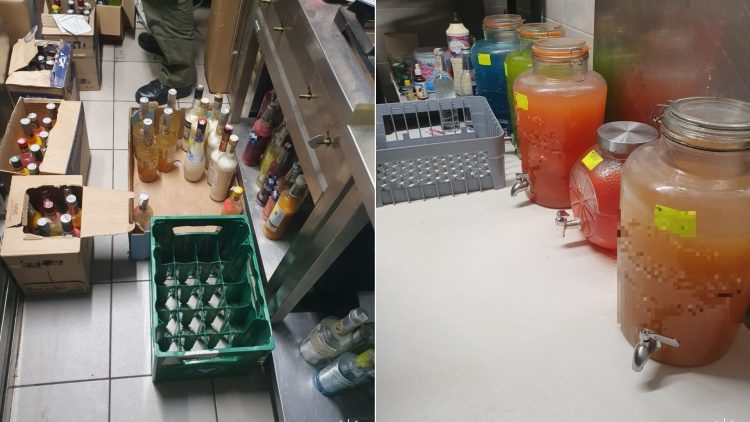 Nielegalny alkohol w jednym z lokali gastronomicznych w centrum Kielc