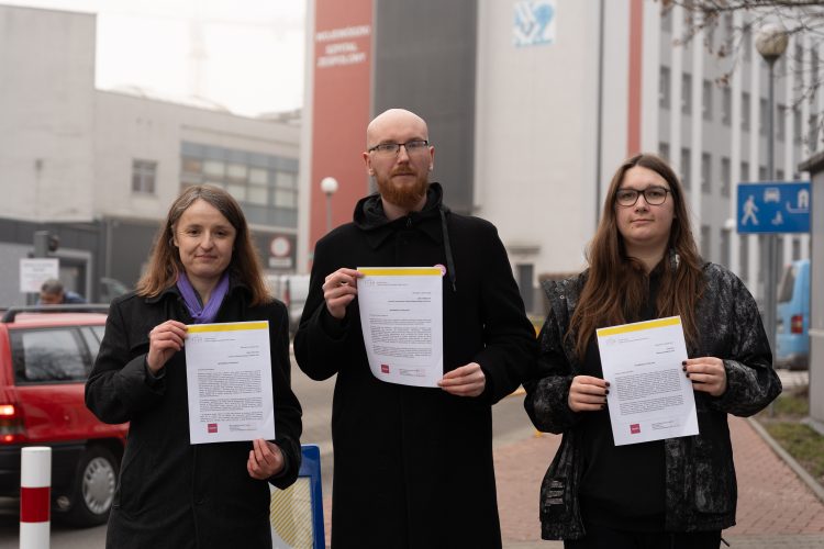 Partia Razem. Marcelina Zawisza z interwencją poselską w sprawie Wojewódzkiego Szpitala