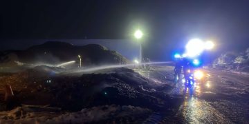 Pożar odpadów na terenie zakładu PGO w Promniku. Niebezpieczeństwo zażegnane