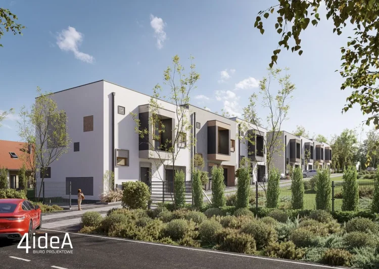 Zabezpieczone: Wzgórze KSM. Nowoczesne domy z ogrodzeniem i garażem