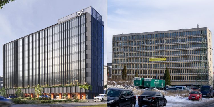 Wieżowiec po Chemarze zostanie zagospodarowany! Firma Micron stworzy tam nowoczesny wielofunkcyjny obiekt [WIZUALIZACJE]