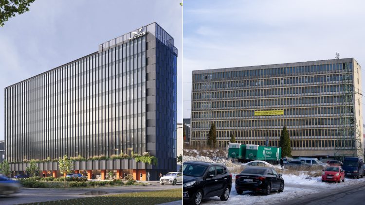 Wieżowiec po Chemarze zostanie zagospodarowany! Firma Micron stworzy tam nowoczesny wielofunkcyjny obiekt [WIZUALIZACJE]