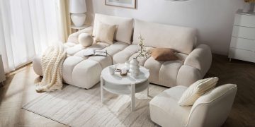 Nowoczesne dywany w kolorze cloud dancer odmienią Twoją aranżację! Zainspiruj się projektami dekoratorów