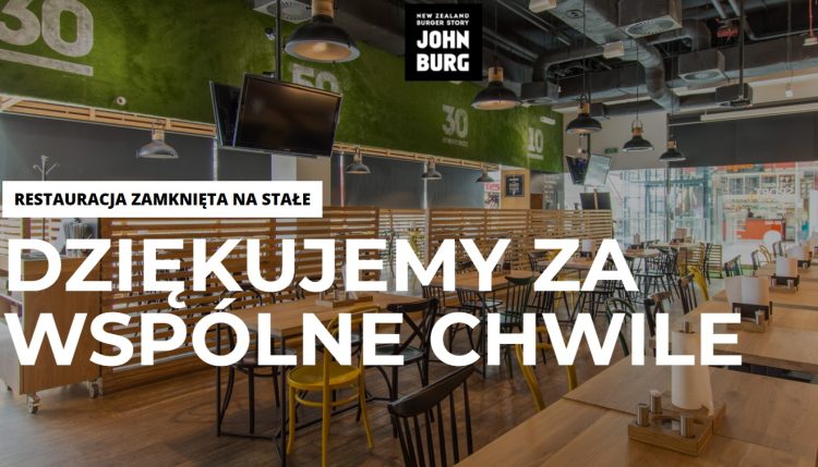 Restauracje North Fish i John Burg zniknęły z Kielc