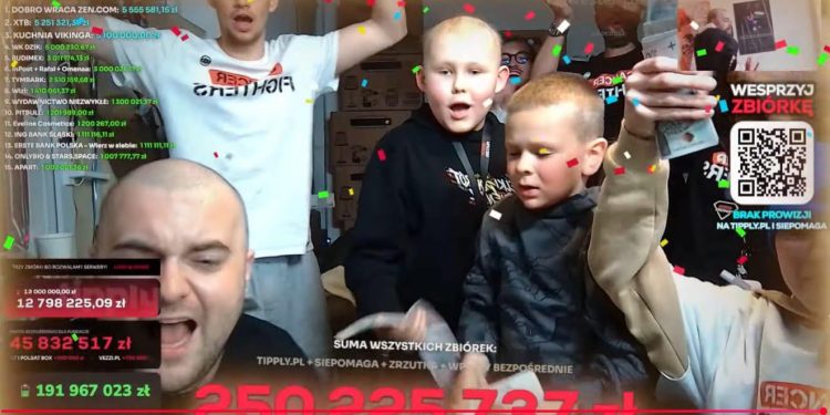 Zakończyła się zbiórka influencera Łatwoganga na pomoc dzieciom z rakiem, zebrano ponad 251 mln zł