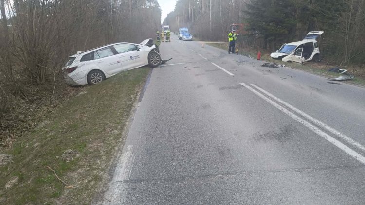 Wypadek w okolicy Borkowa. Na miejscu Lotnicze Pogotowie Ratunkowe