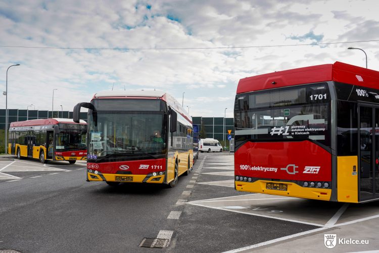 Pierwsze autobusy elektryczne dojechały do Kielc