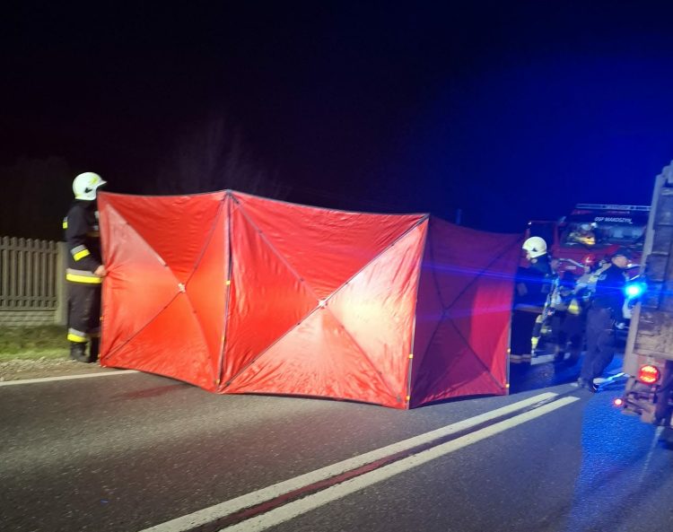 Tragiczny wypadek w powiecie. Nie żyje 55 – letni mężczyzna
