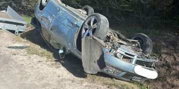 Dachowanie dwóch aut w podkieleckich miejscowościach