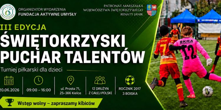 Piłkarskie emocje najmłodszych w Kielcach. Przed nami III Świętokrzyski Puchar Talentów