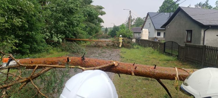 Nie tylko upał, ale i burze. Strażacy działają w regionie
