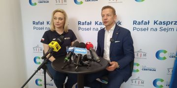 Poseł Kasprzyk i wiceminister Sportu i Turystyki u prezydent Wojdy. Było też spotkanie z dziennikarzami