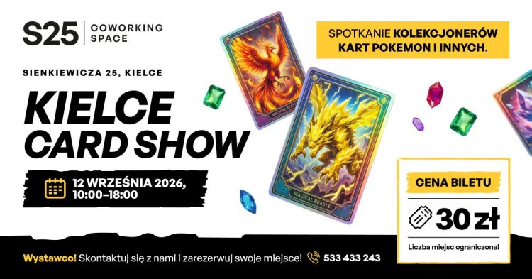 Kielce Card Show S25. Wielka pasja najmłodszych wkracza do miasta