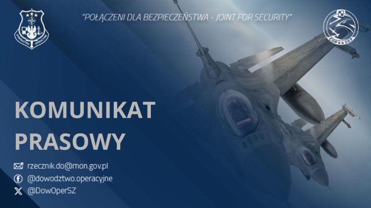 Huk zaalarmował województwo. To działania lotnictwa w związku z wojną na Ukrainie
