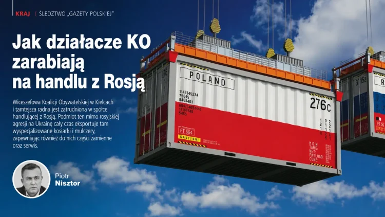 Firma związana z radną KO handluje z Rosją. „Eksport całkowicie legalny i dotyczący kosiarek”