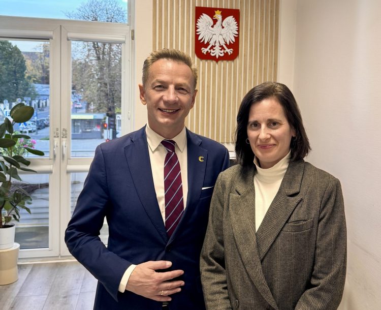 Ambasador Hiszpanii z wizytą w Kielcach na zaproszenie posła Rafała Kasprzyka