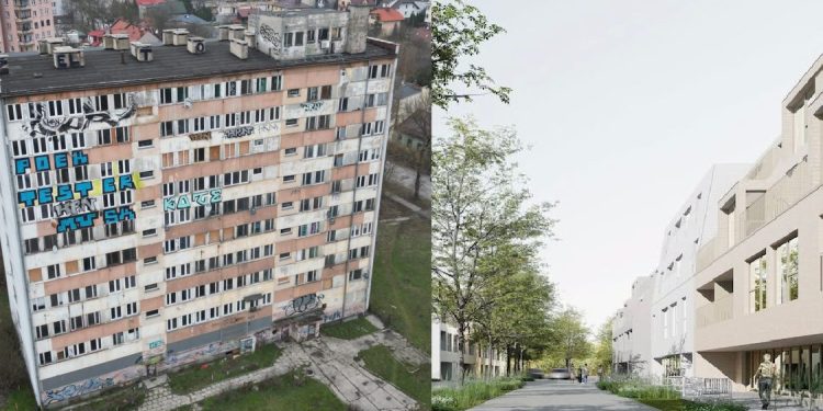Blok przy ul. Młodej 4 przejdzie do historii. Rozstrzygnięto konkurs architektoniczny