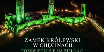 Zamek w Chęcinach i budynki w Kielcach zaświecą na zielono. Akcja zwraca uwagę na chore dzieci